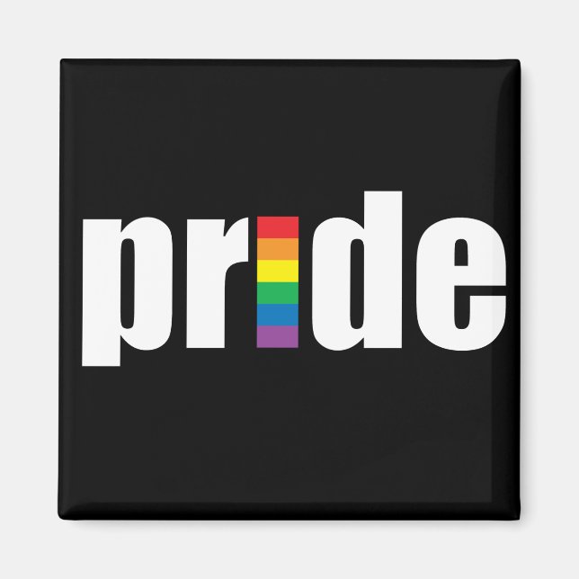 Pride Black Magnet (Front)
