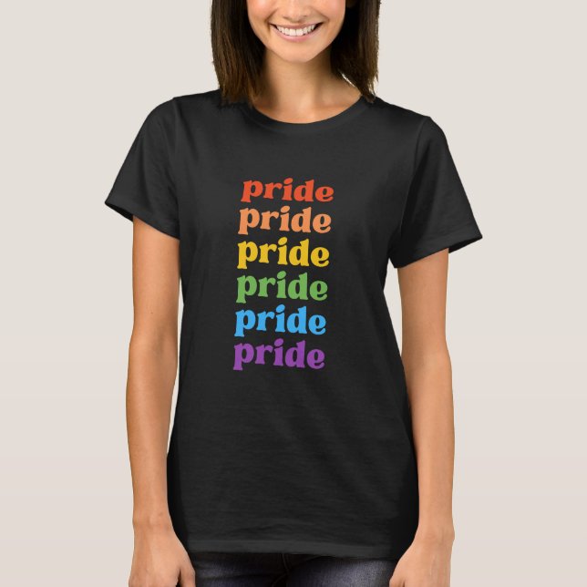 Pride blk womens T-Shirt (Front)