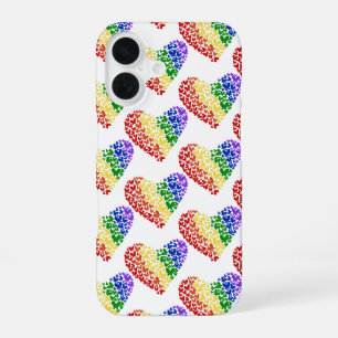 Pride Butterfly Heart– LGBTQ+ Flag Colours iPhone 16 Case