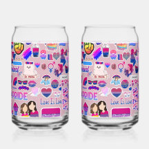 Pride can glass