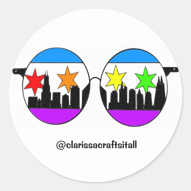 pride chicaGOggles sticker (Front)