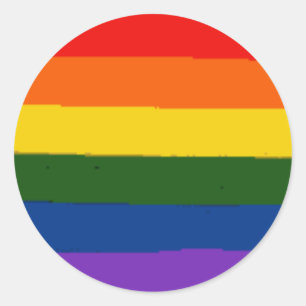 pride classic round sticker