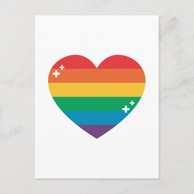 Pride | Colorful Rainbow Design Postcard (Front)