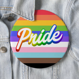 Pride Colossal 6" round 6 Cm Round Badge