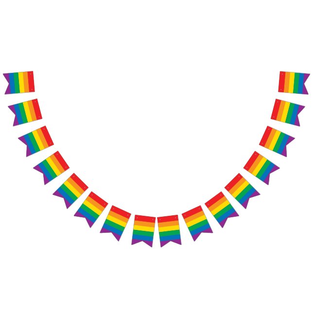 Pride | Colourful Rainbow Design Bunting (All)