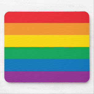 Pride   Colourful Rainbow Design Mouse Pad