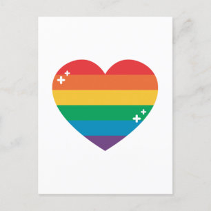 Pride Colourful Rainbow Design Postcard
