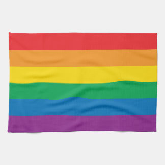 Pride | Colourful Rainbow Design Tea Towel