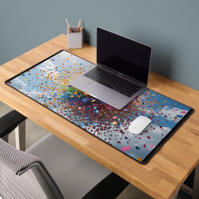 Pride Confetti Celebration Desk Mat (Office 2)