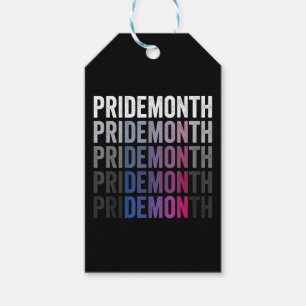 Pride Demon Bisexual Bi Pride Month LGBTQ Gay Lesb Gift Tags