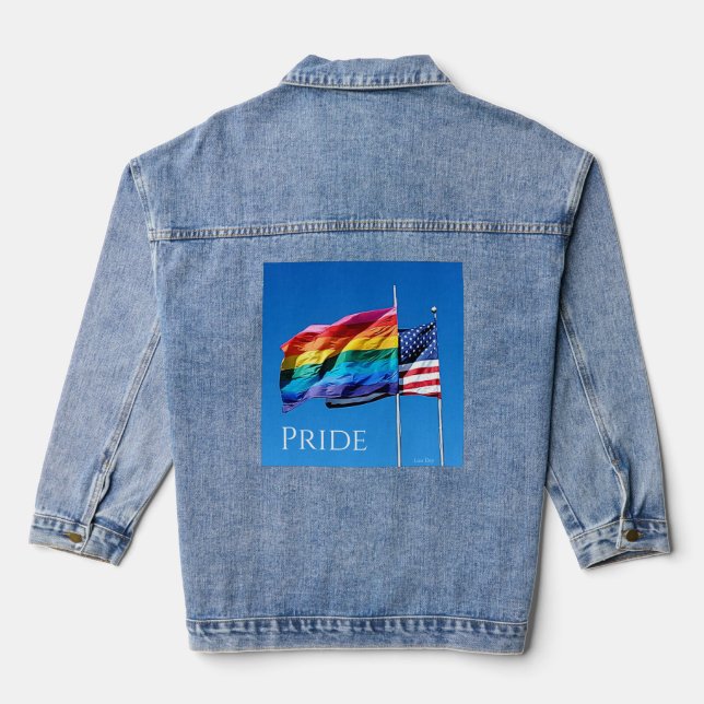 'Pride' Denim Jacket (Back)