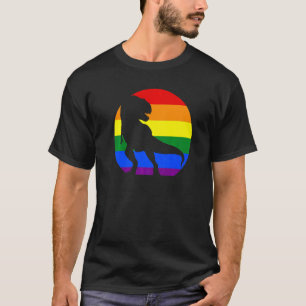 Pride Dinosaur Lgbt Gay Lesbian Transgender Trans T-Shirt