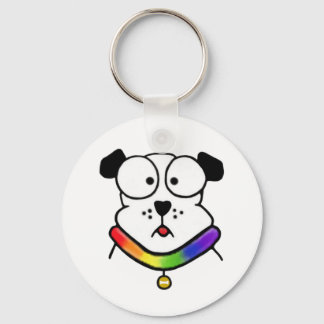 Pride Dog Keychain