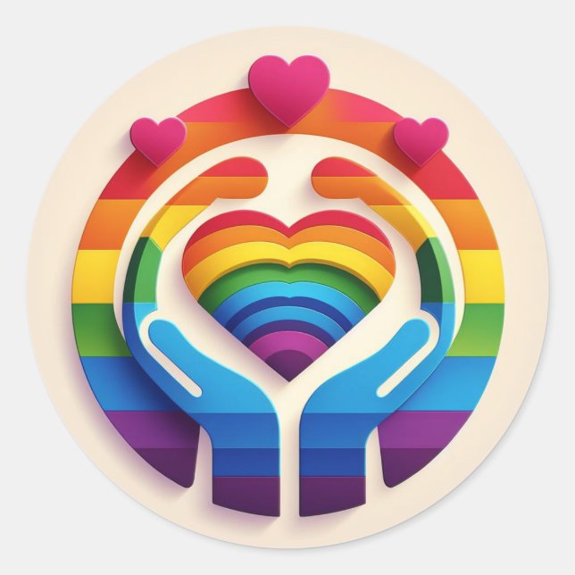 Pride Emporium Logo Stickers  (Front)