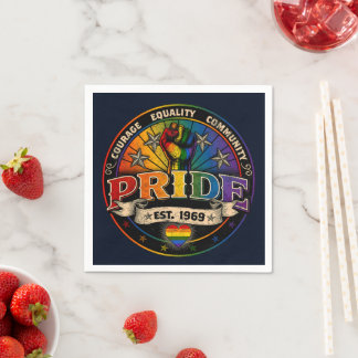 Pride est. 1969 napkin