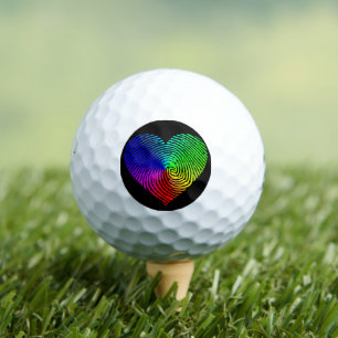 PRIDE Fingerprint Golf Balls