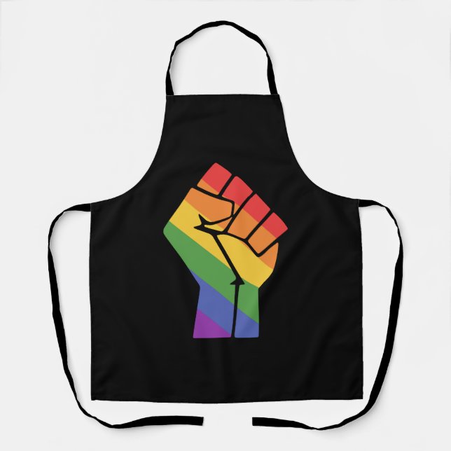 Pride Fist LGBT Design for Equality Apron (Front)