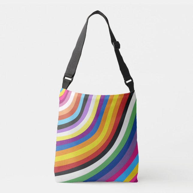 Pride Flag Colors   Crossbody Bag (Front)