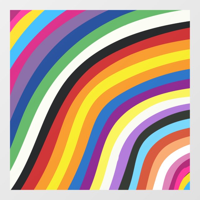 Pride Flag Colourful Stripes Pattern (Sheet)