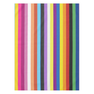Pride Flag Colourful Stripes Pattern Tablecloth