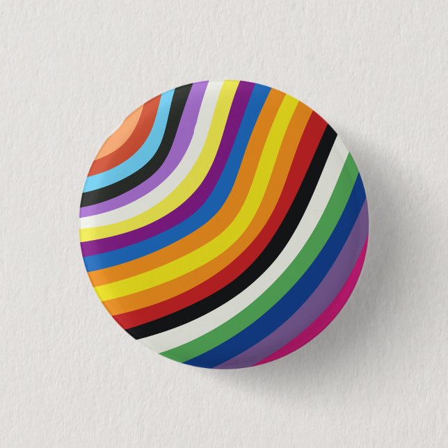 Pride Flag Colours   3 Cm Round Badge (Front)