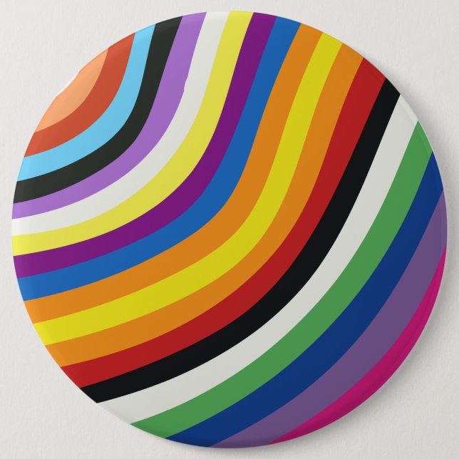 Pride Flag Colours   6 Cm Round Badge (Front)