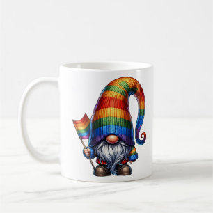 Pride Flag Gnome Coffee Mug