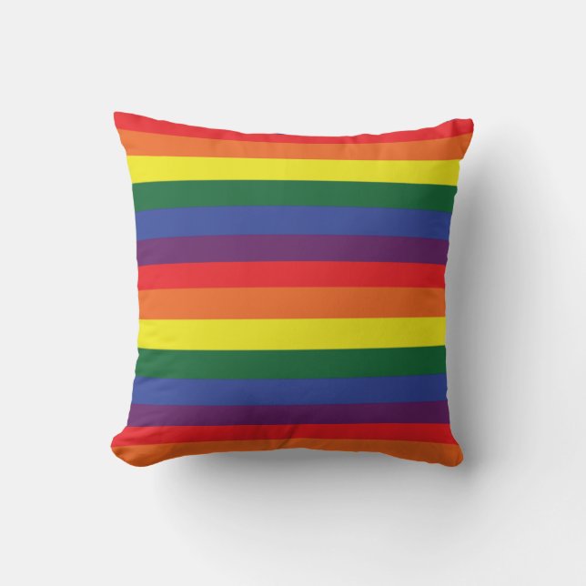 Pride Flag LGBT Cushion (Front)