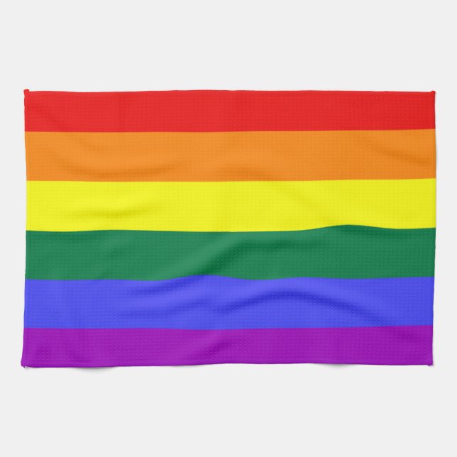 Pride flag rainbow towel (Horizontal)