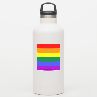 Pride Flag Vinyl Sticker (add your own words)