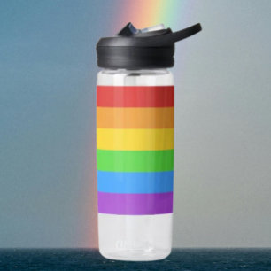 Pride Flow: Rainbow Flag Water Bottle