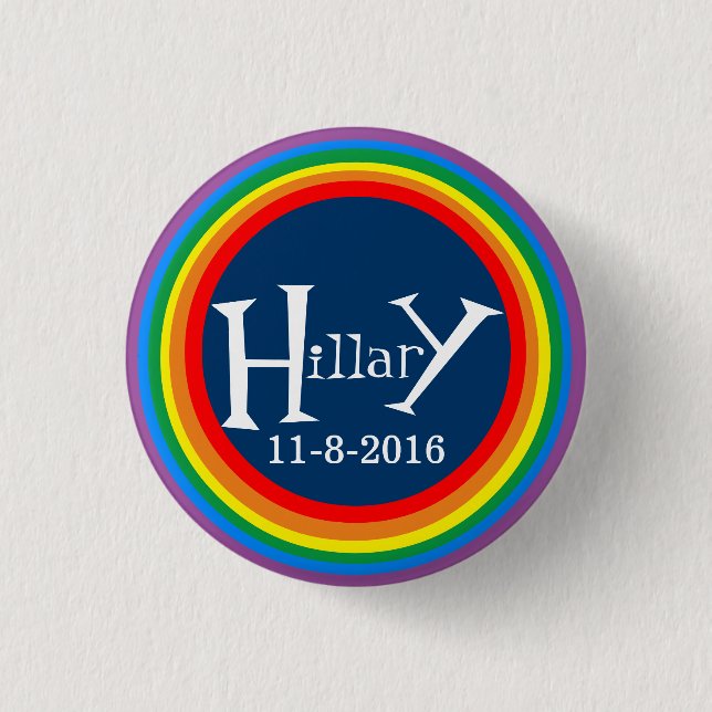 Pride for Hillary by HillaryClinton4u 3 Cm Round Badge (Front)