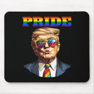 Pride Funny Trump Rainbow Love Is Love Lgbt Gay Le Mouse Pad