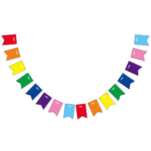 PRIDE GAY LGBTQ bunting banner