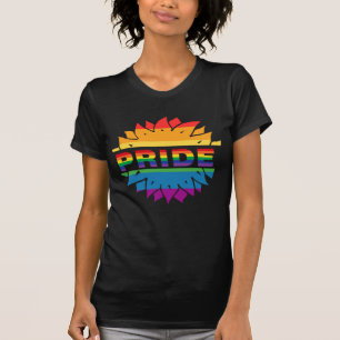 Pride-gay lgbtq queer rainbow sunflower   T-Shirt