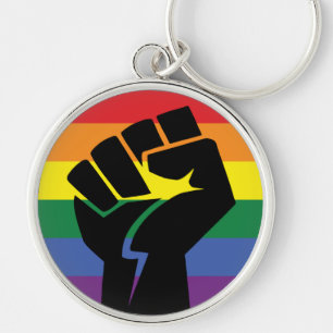 Pride Gay Pride Rise Up Key Ring