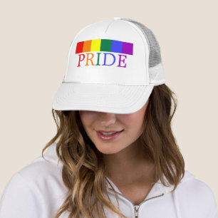 Pride Gay Rainbow Trucker Hat