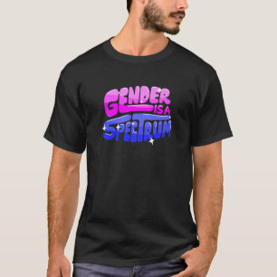 Pride Gender Is A Spectrum Rainbow Lgbtq+ Equality T-Shirt