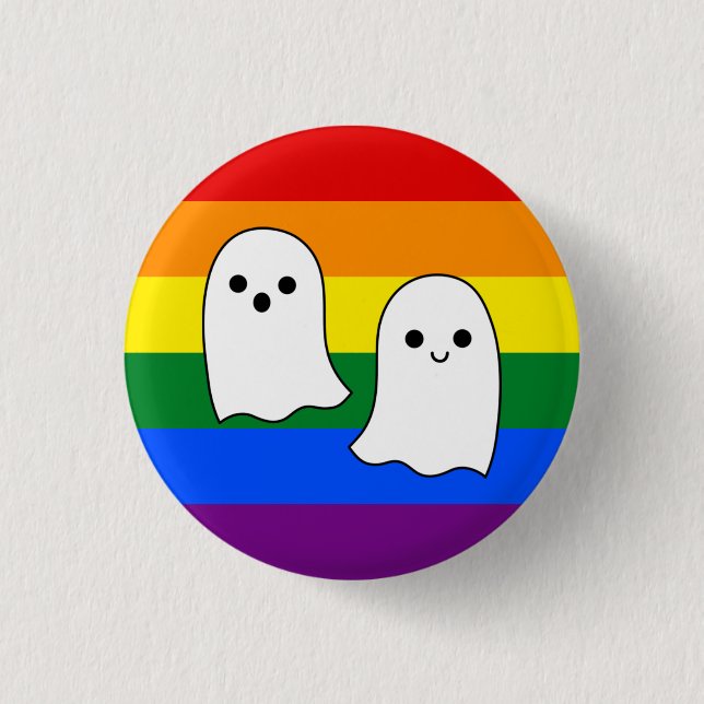Pride Ghosts 3 Cm Round Badge (Front)