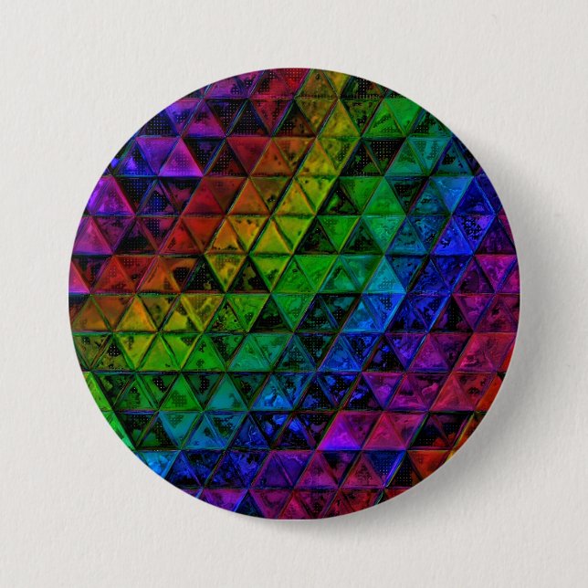 Pride Glass  7.5 Cm Round Badge (Front)