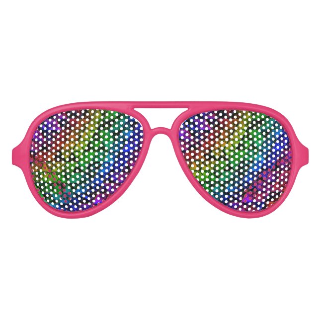 Pride Glass  Aviator Sunglasses (Front)