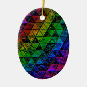 Pride Glass Ceramic Ornament