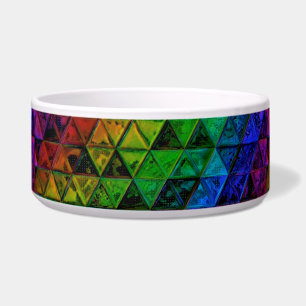 Pride Glass Ceramic Pet Bowl