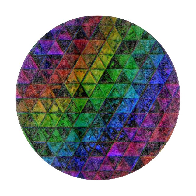 Pride Glass  Cutting Board (Front)