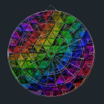 Pride Glass Dartboard<br><div class="desc">Thank you for checking out my design. Follow my art on Instagram @MRNStudios or ko-fi.com/MRNStudios</div>