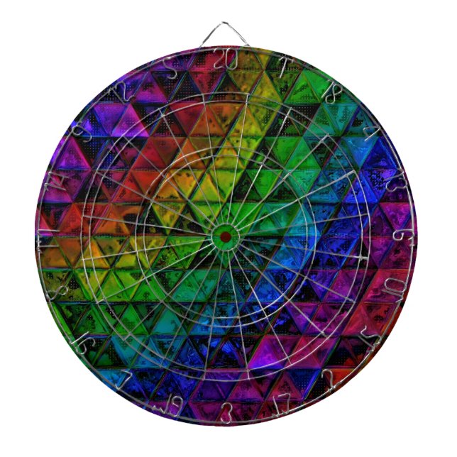 Pride Glass  Dartboard (Front)