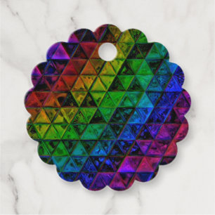 Pride Glass Favour Tags