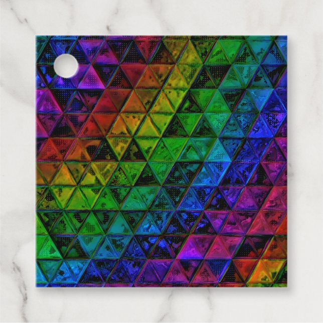 Pride Glass  Favour Tags (Front)