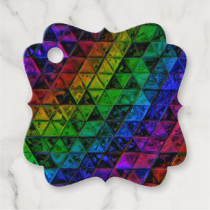 Pride Glass Favour Tags