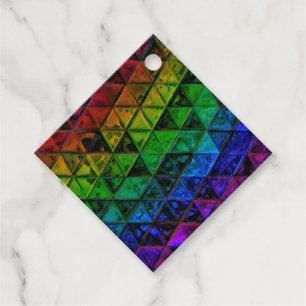 Pride Glass  Favour Tags
